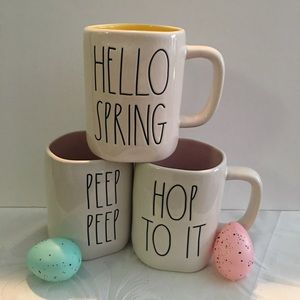 Rae Dunn Easter Mugs 🐣🌷🐰